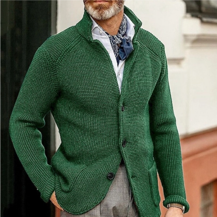 Men’s Cozy Knit Cardigan, Button Down