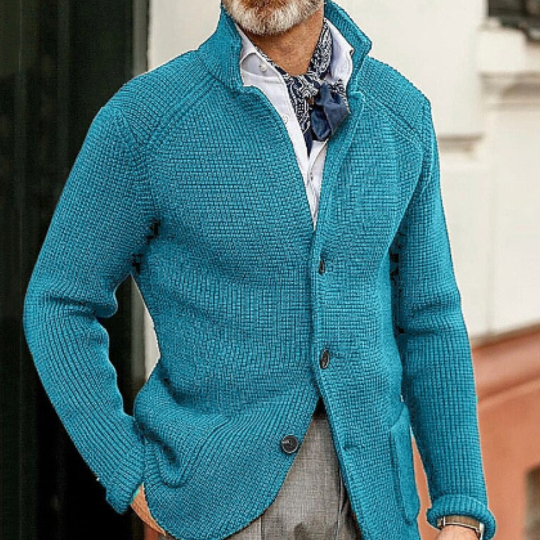 Men’s Cozy Knit Cardigan, Button Down
