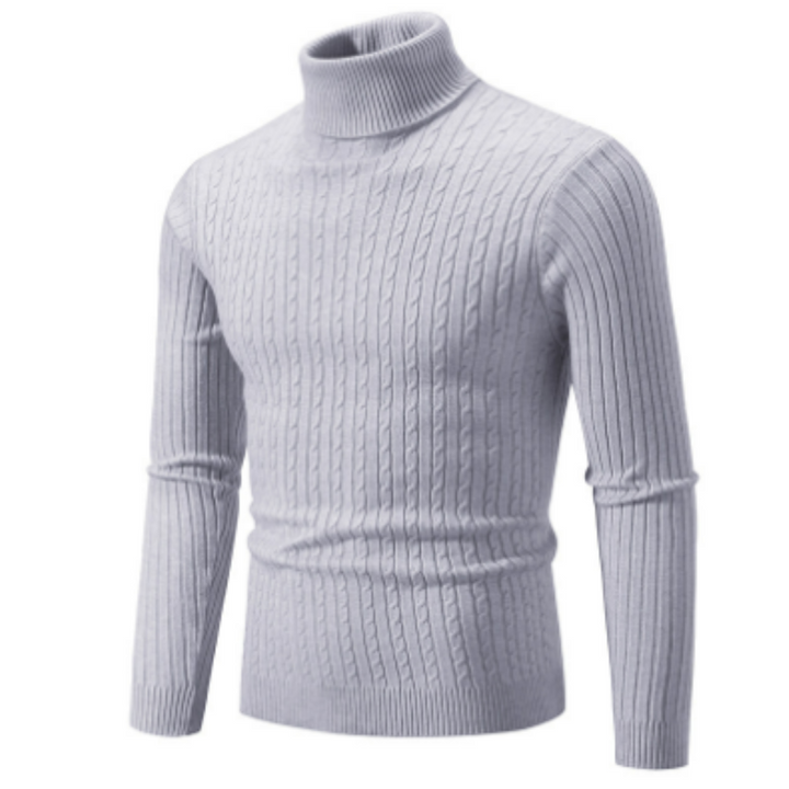 Men’s Winter Knit Turtleneck Sweater | Cozy Warmth