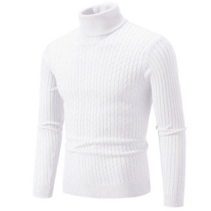 Men’s Winter Knit Turtleneck Sweater | Cozy Warmth