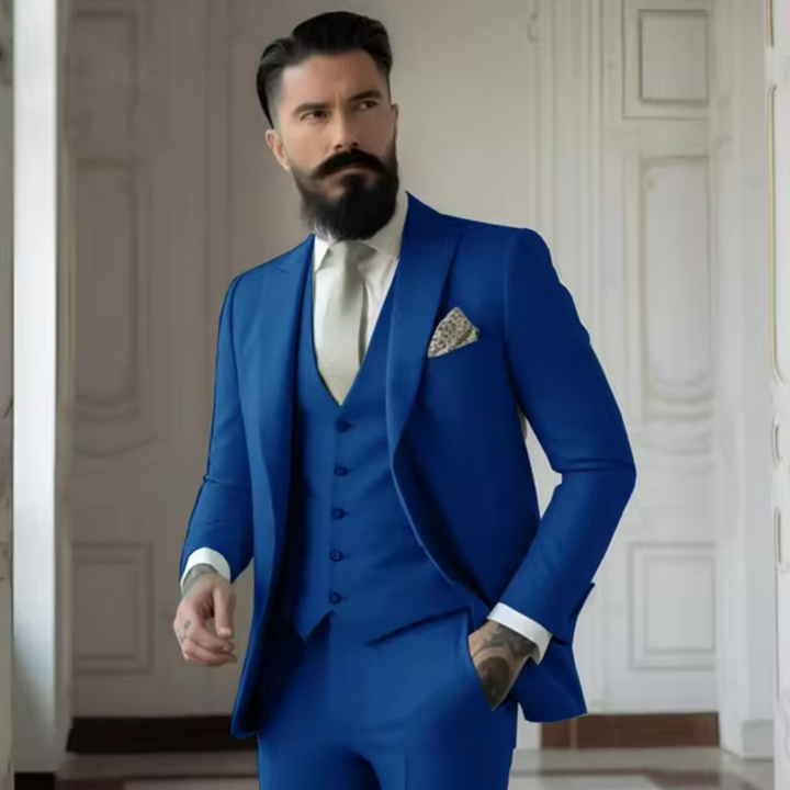 Men's Classic Single-Breasted Suit, Timeless Design