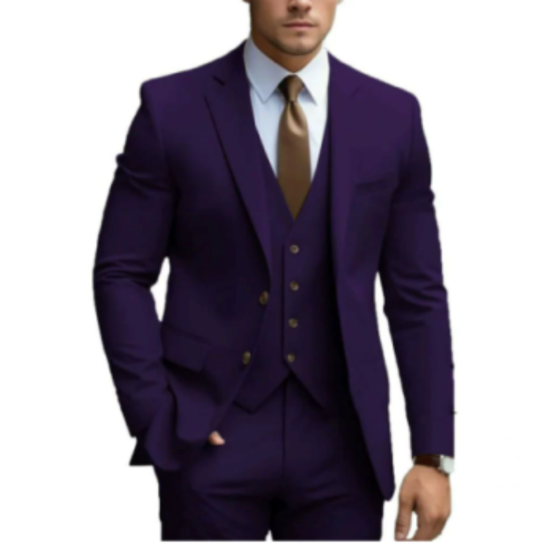 Men’s Stylish Wedding Suit | Two-Button Design
