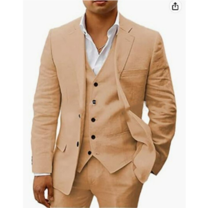 Men's Stylish Summer Suit | Three-Piece