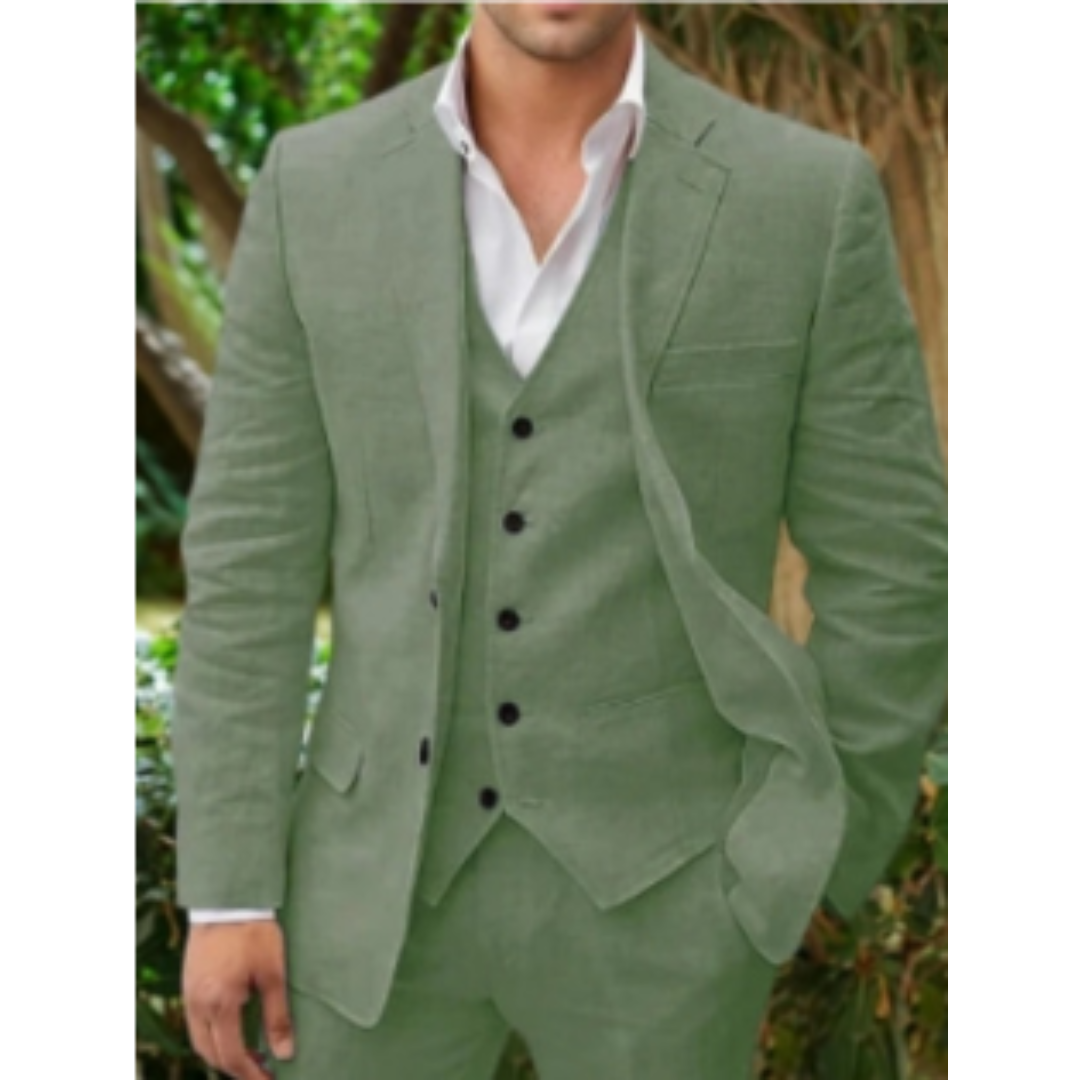 Men's Stylish Summer Suit | Three-Piece