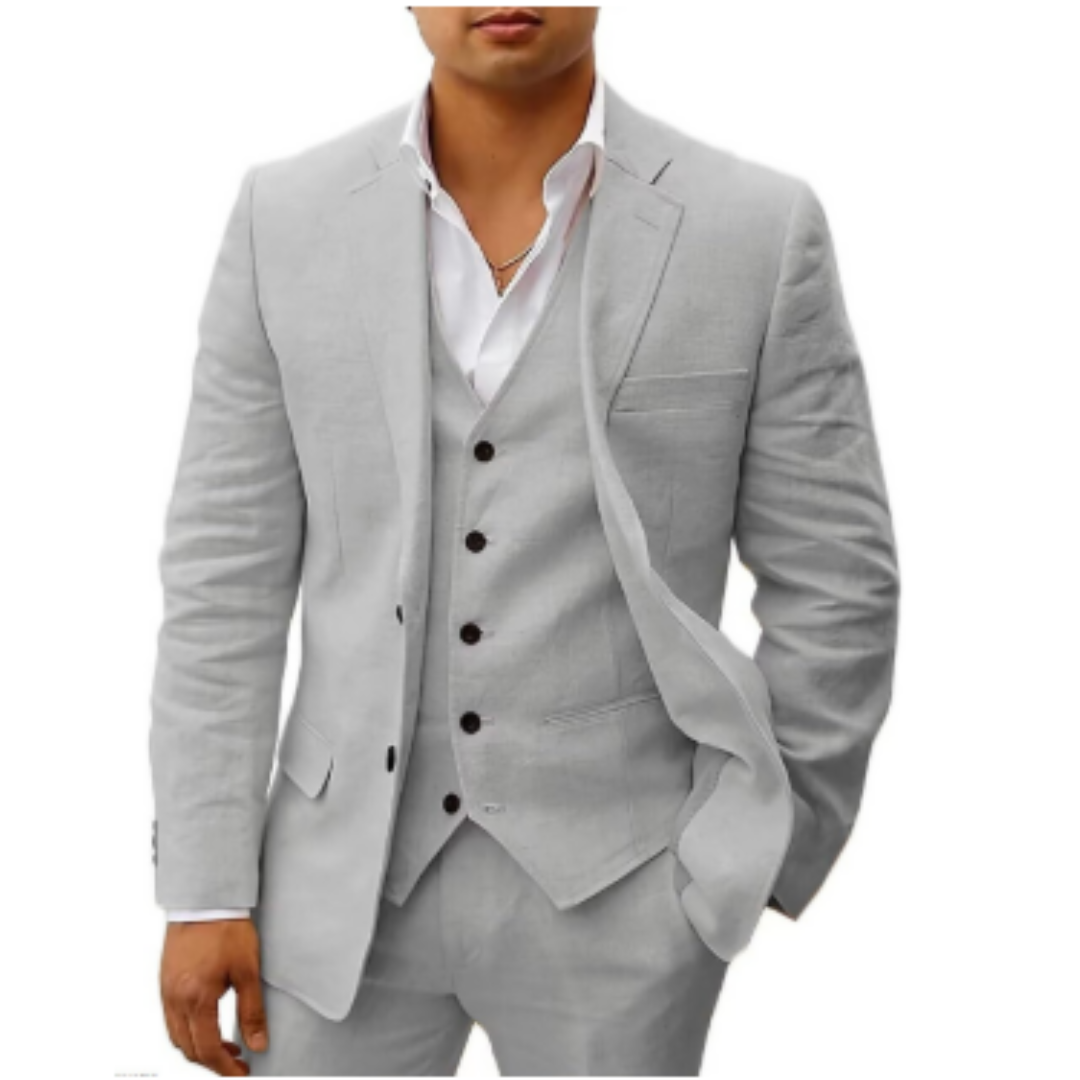 Men's Stylish Summer Suit | Three-Piece
