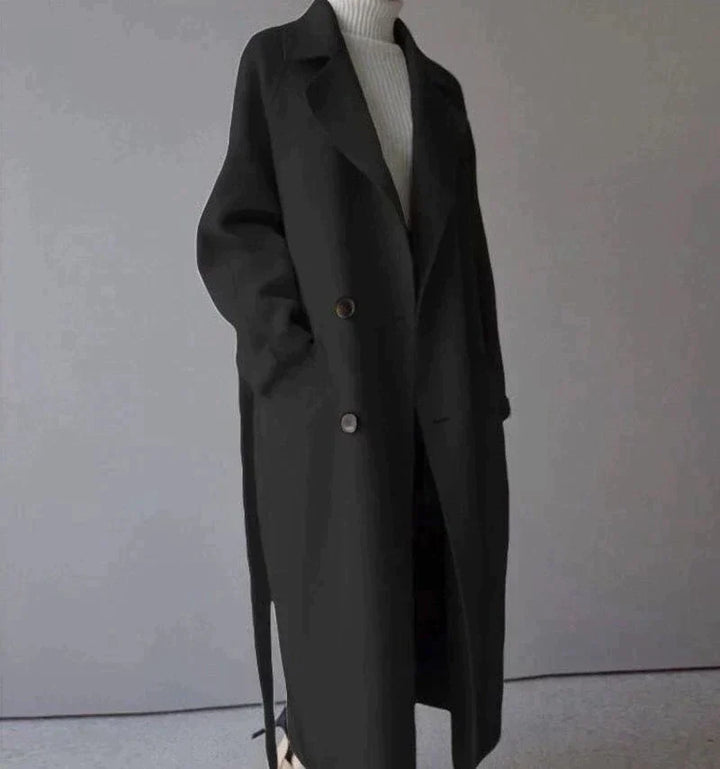 Arcelia™ - Long Wool Trenchcoat