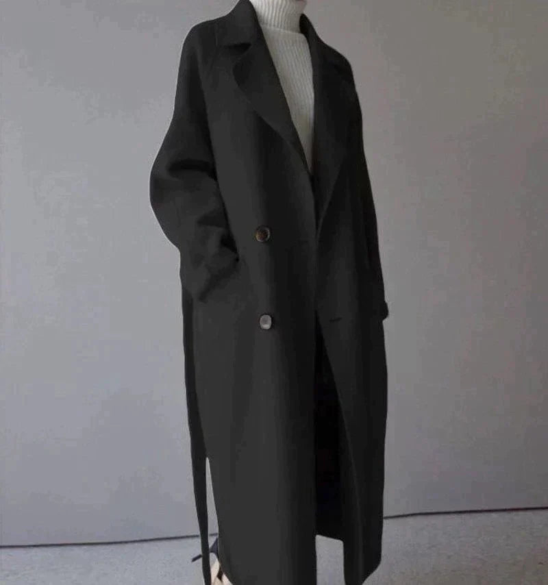 ACELYA - Long Wool Coat Cairns Closet