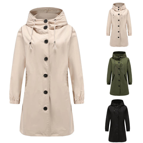 Women’s Stylish Long Trench Coat | Lightweight Design