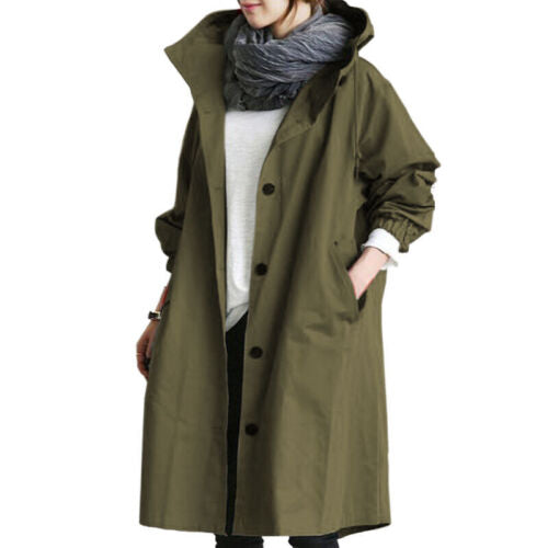 Women’s Stylish Long Trench Coat | Lightweight Design
