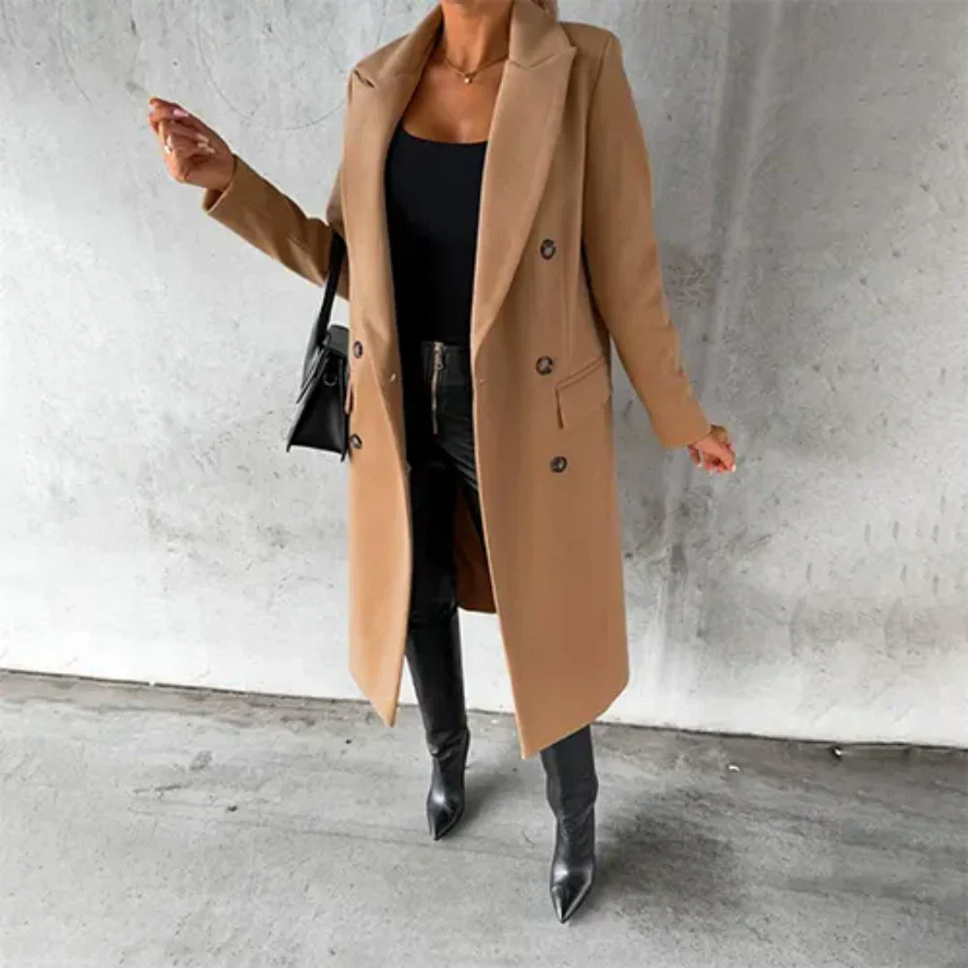 Manteau Long Trench Chaud pour Femme | Hiver