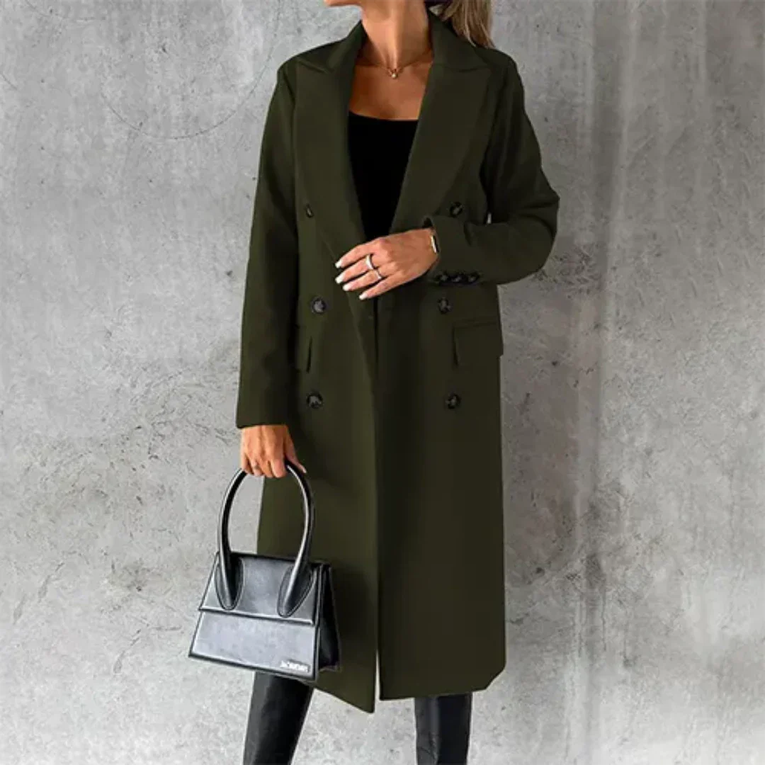Manteau Long Trench Chaud pour Femme | Hiver