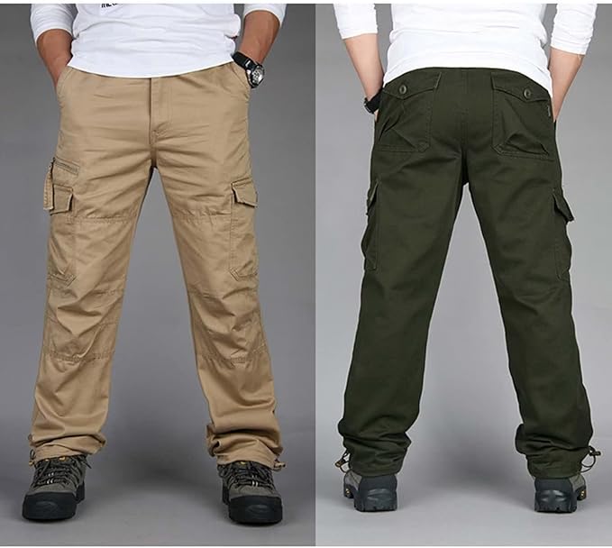 Men’s Stylish Straight Cut Cargo Pants | Versatile