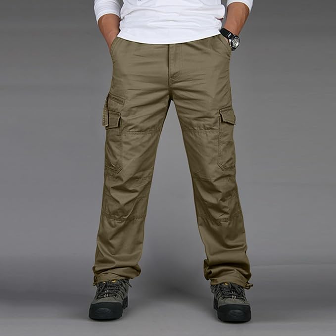 Men’s Stylish Straight Cut Cargo Pants | Versatile