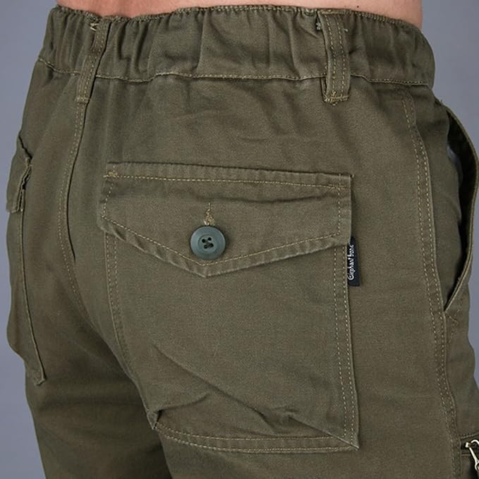Men’s Stylish Straight Cut Cargo Pants | Versatile