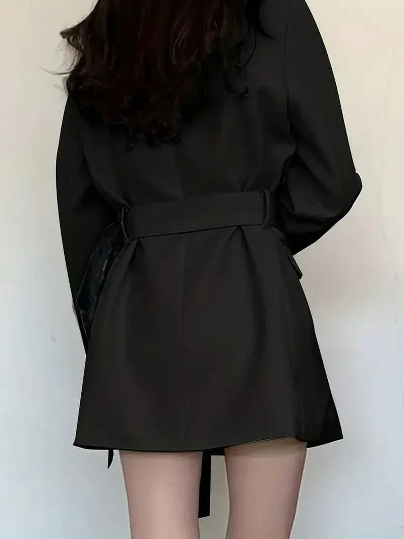 Chic Tailored Blazer Coat, Stylish