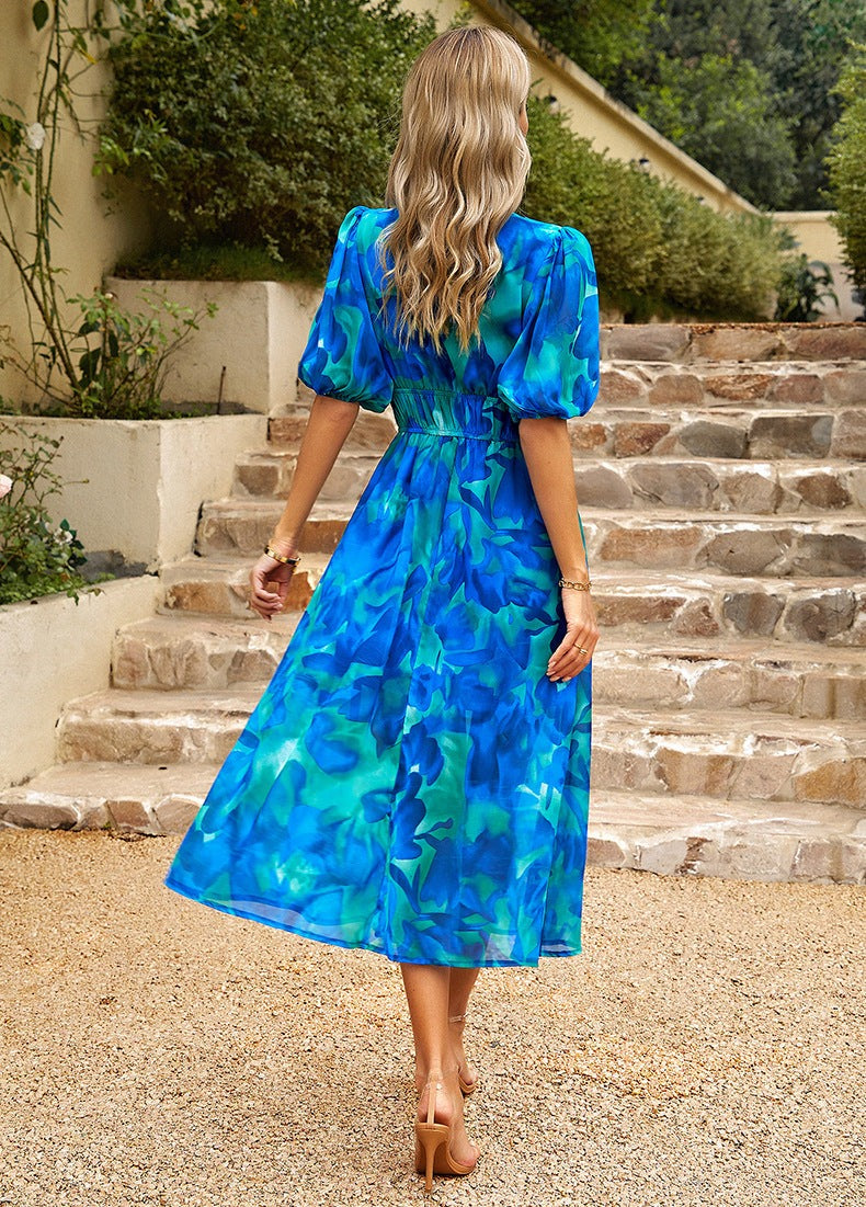 Marjorie™ - Floral Chic Midi Dress Cairns Closet