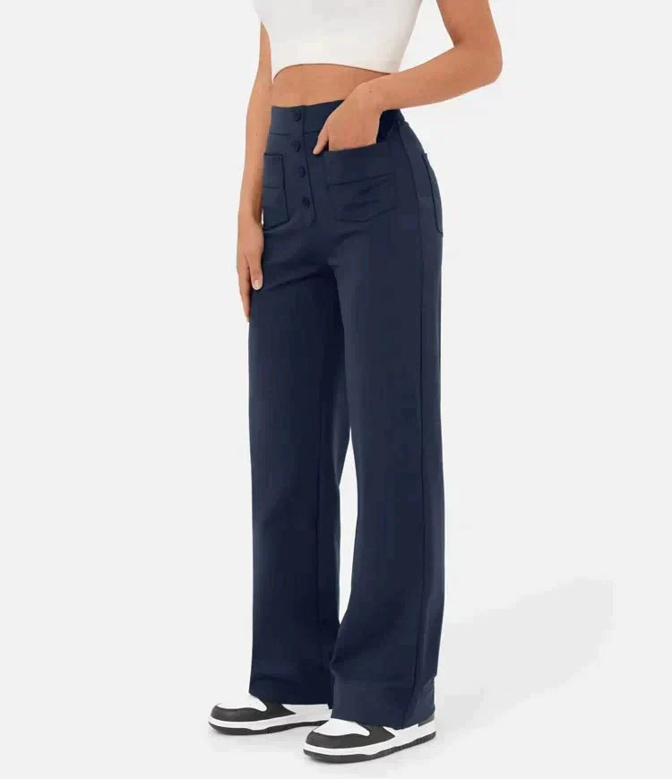 Ariel High-Waisted Elastic Leisure Pants Cairns Closet