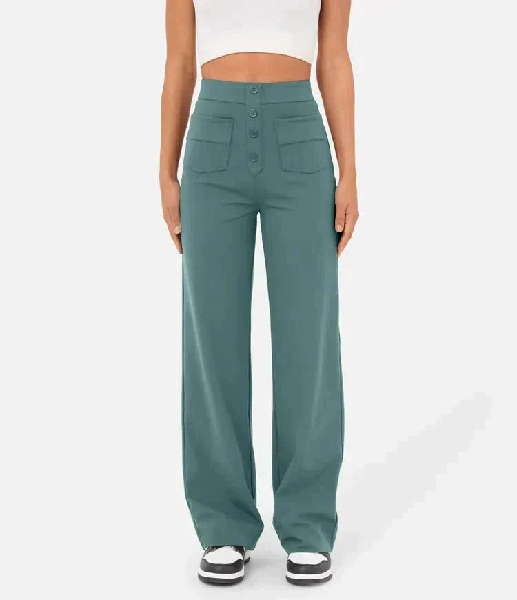 Ariel High-Waisted Elastic Leisure Pants Cairns Closet