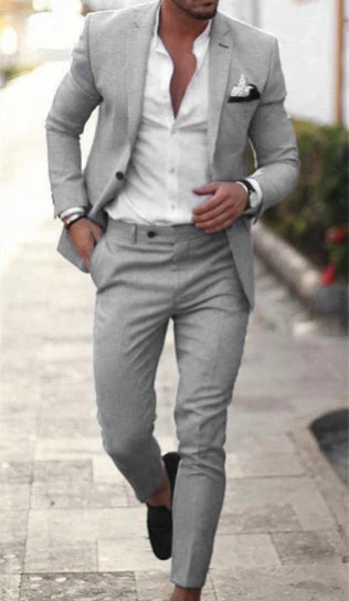 Men's Stylish Summer Suit | Blazer and Trousers