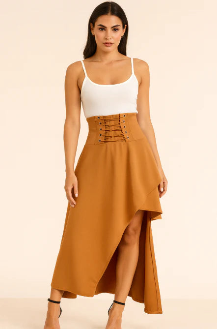 Chic Women's Long Skirt, Flowy