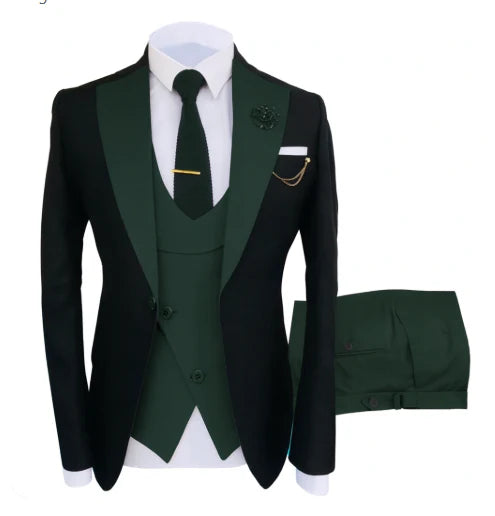 Men’s Elegant 3-Piece Suit | Formal