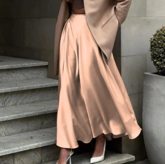 Women's Flowing High-Waisted Skirt | Maxi