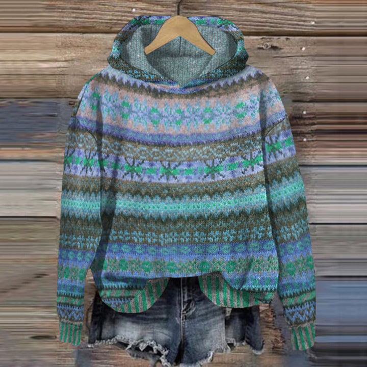 Women's Cozy Norwegian Hoodie, Winter-Ready