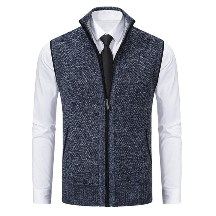 Men’s Sleek Zippered Vest | Sleeveless