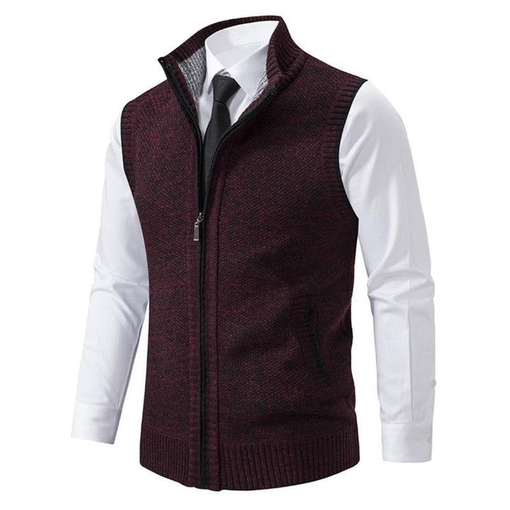 Men’s Sleek Zippered Vest | Sleeveless