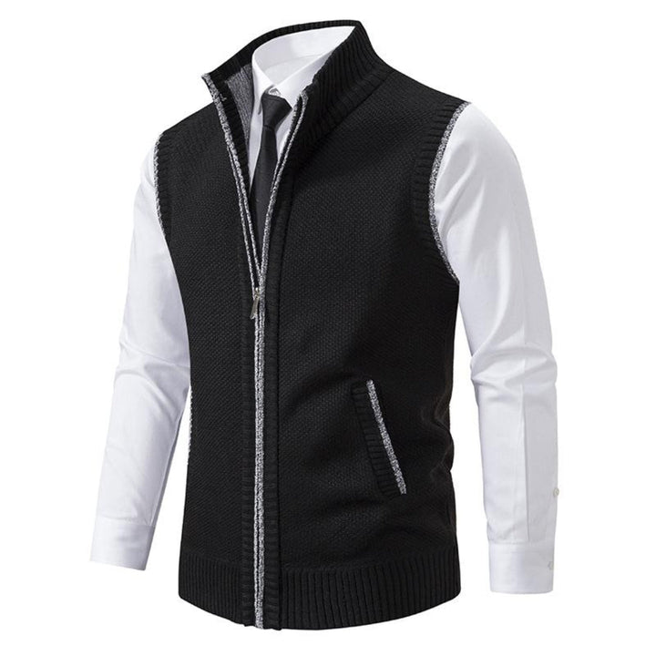 Men’s Sleek Zippered Vest | Sleeveless