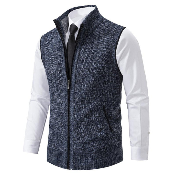 Men’s Sleek Zippered Vest | Sleeveless