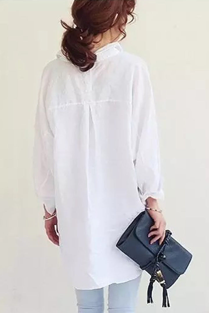 Oversized Linen Shirt Cairns Closet