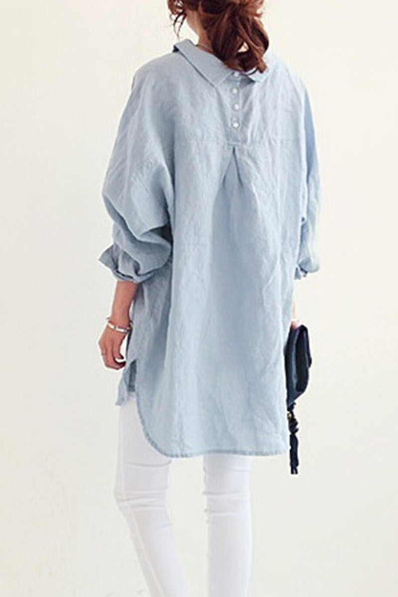 Oversized Linen Shirt Cairns Closet