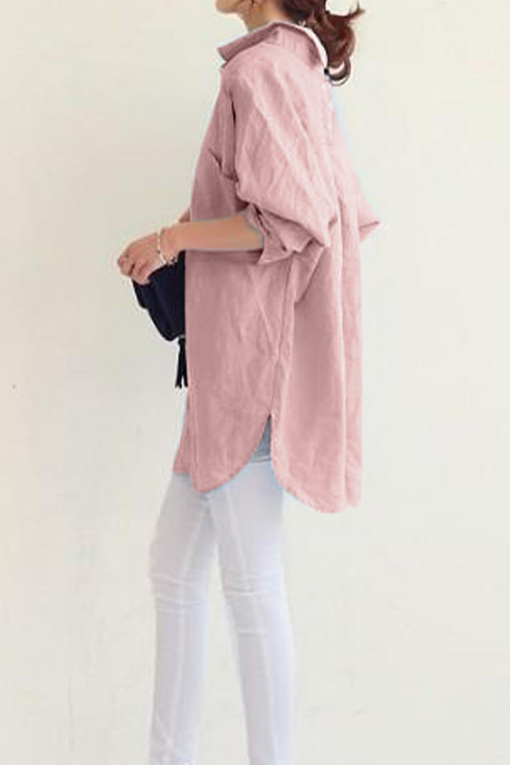 Oversized Linen Shirt Cairns Closet