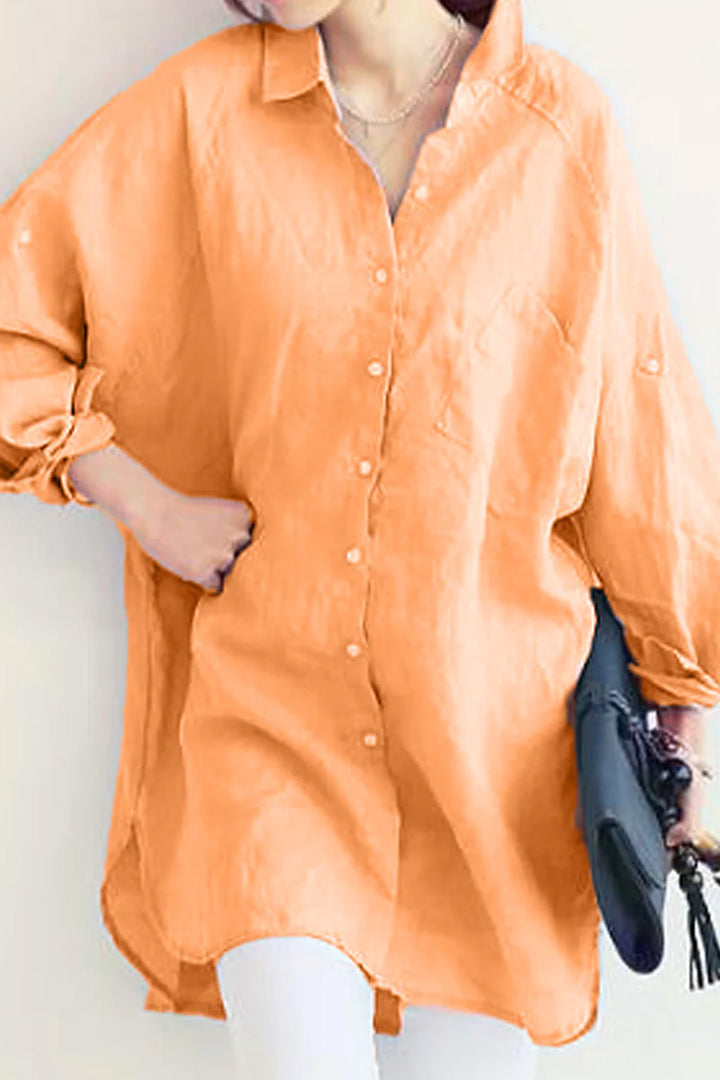 Oversized Linen Shirt Cairns Closet