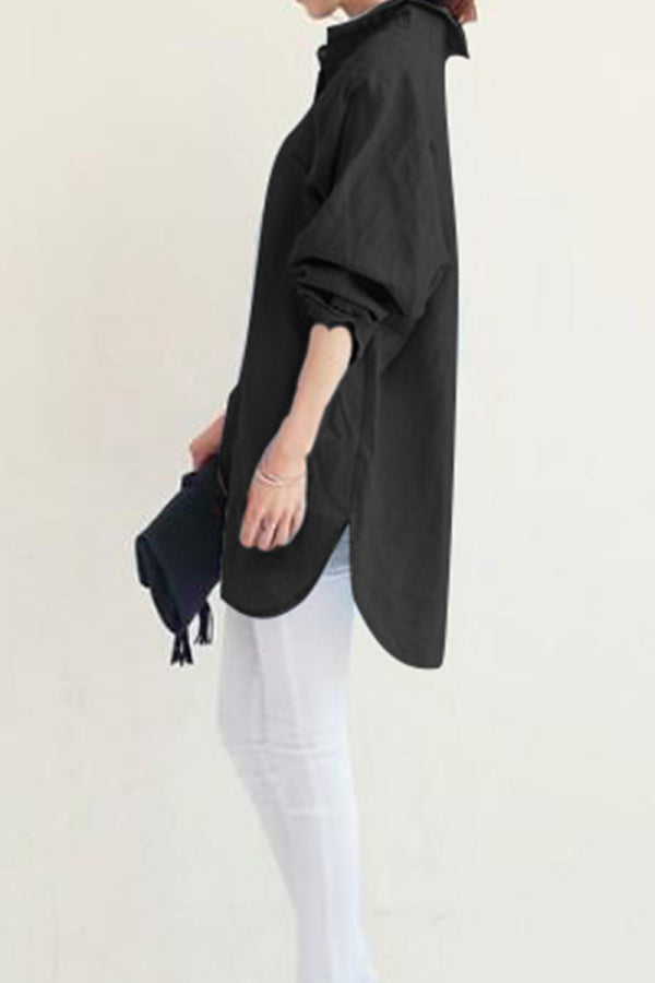 Oversized Linen Shirt Cairns Closet