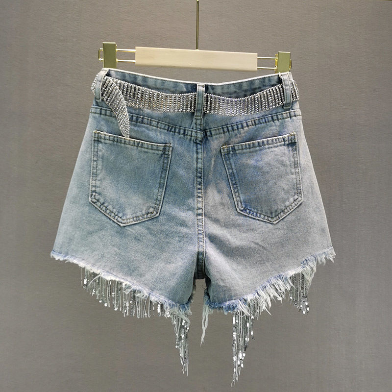 Luisa Tassel Denim Shorts Cairns Closet