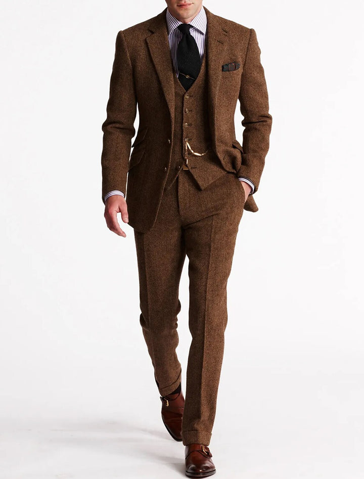 Classic Men's Wedding Suit, Three-Piece