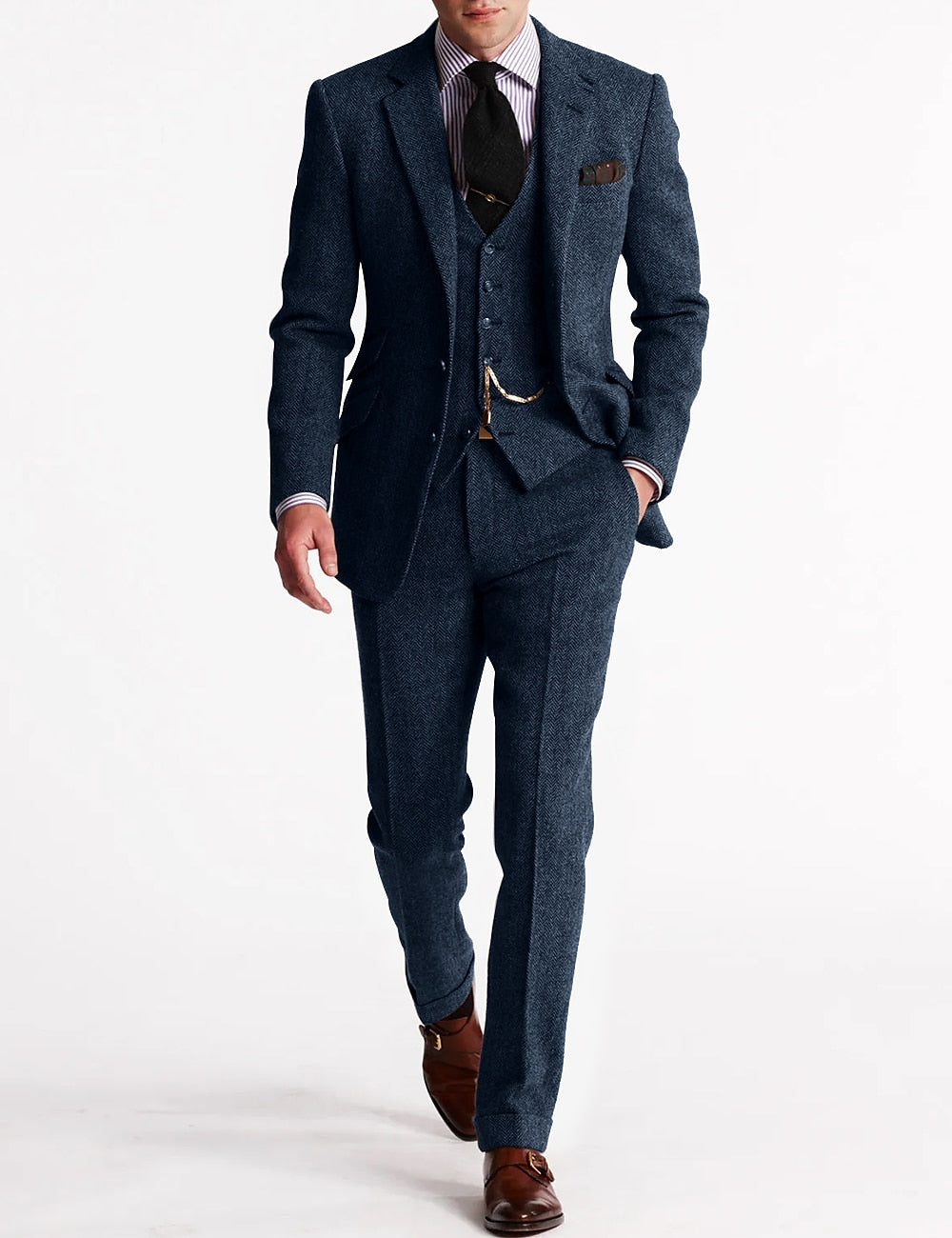 Classic Men's Wedding Suit, Three-Piece