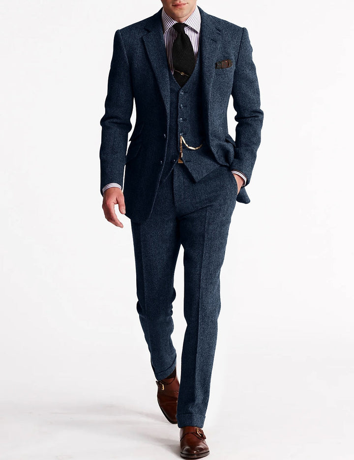 Classic Men's Wedding Suit, Three-Piece