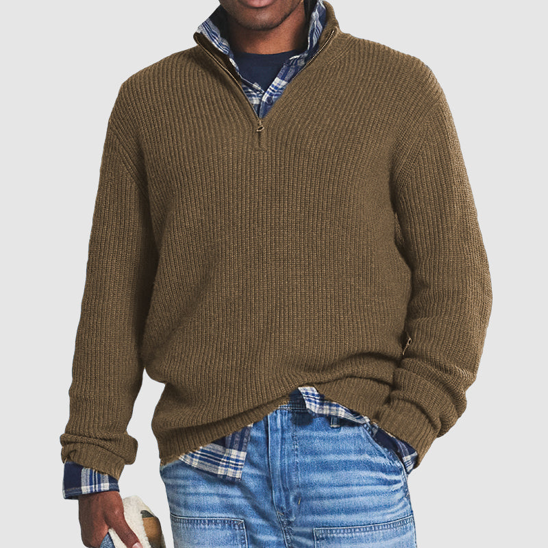 Roman - Warm quarter-zip sweater