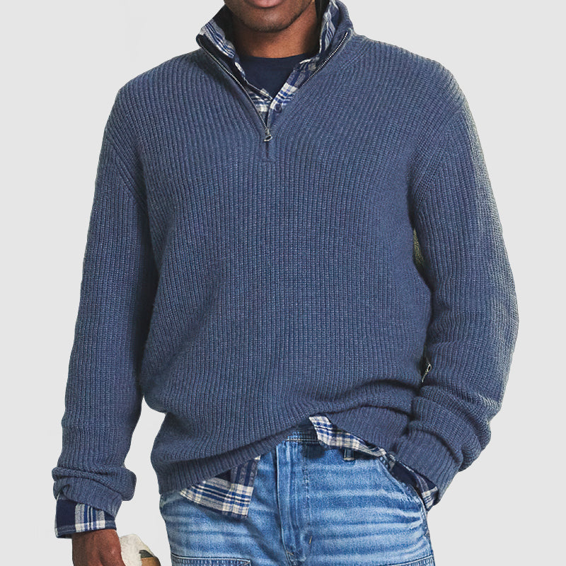 Roman - Warm quarter-zip sweater