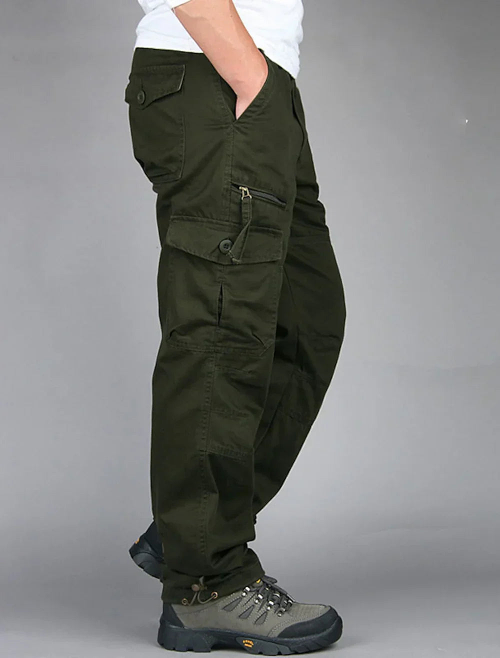 Men’s Stylish Straight Cut Cargo Pants | Versatile