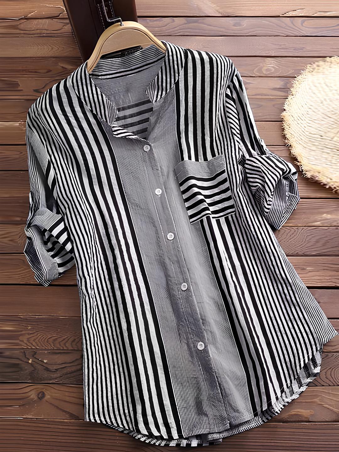 Demie™ Striped Shirt Cairns Closet