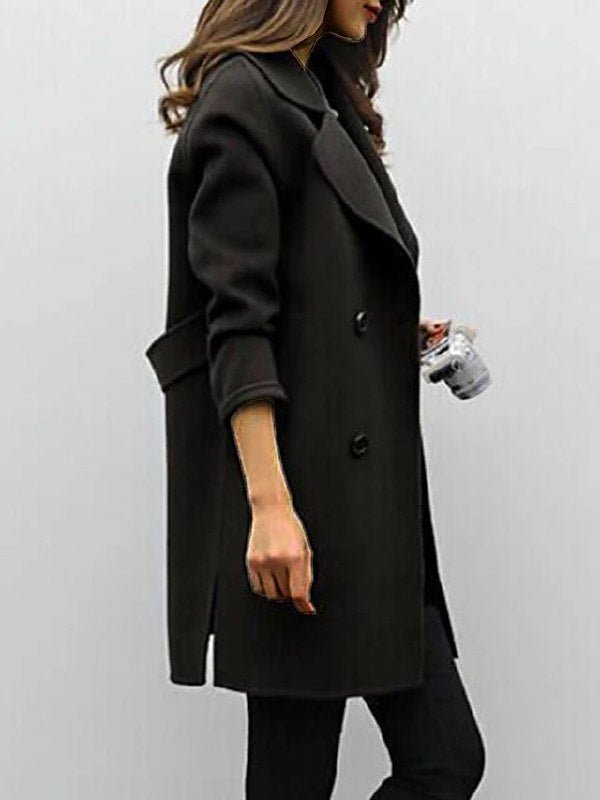 Women’s Classic Double-Breasted Coat | Elegant Style