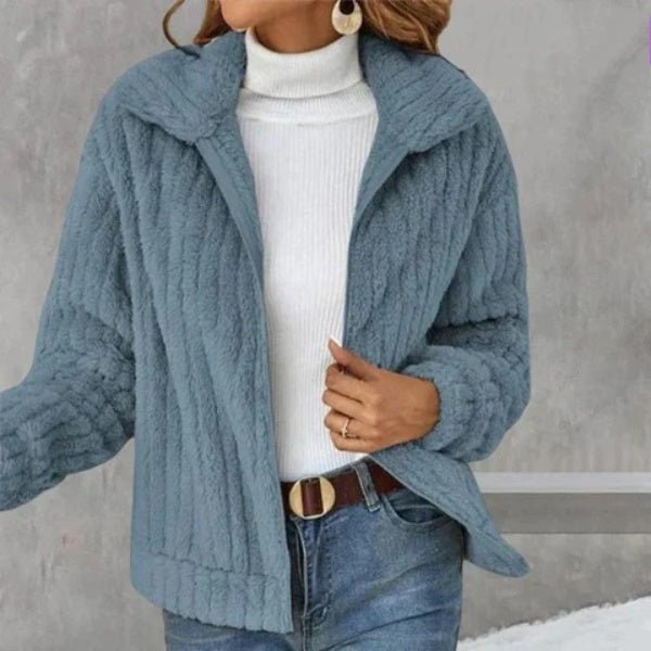 Zoe - Casual Plush Cardigan Cairns Closet