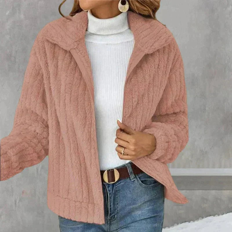 Zoe - Casual Plush Cardigan Cairns Closet