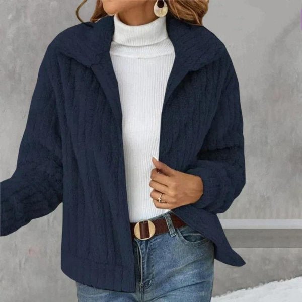 Zoe - Casual Plush Cardigan Cairns Closet